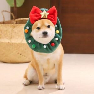 Christmas-Themed Canine Photo-Ready Collar
