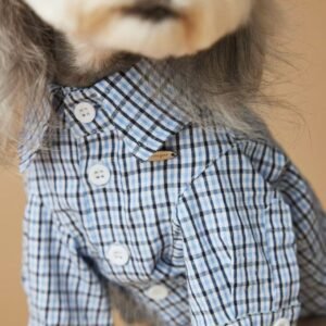 Lightweight Plaid Shirt for Dogs in Fresh Style