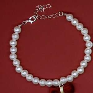 Mini Bow Pearl Necklace Accessory